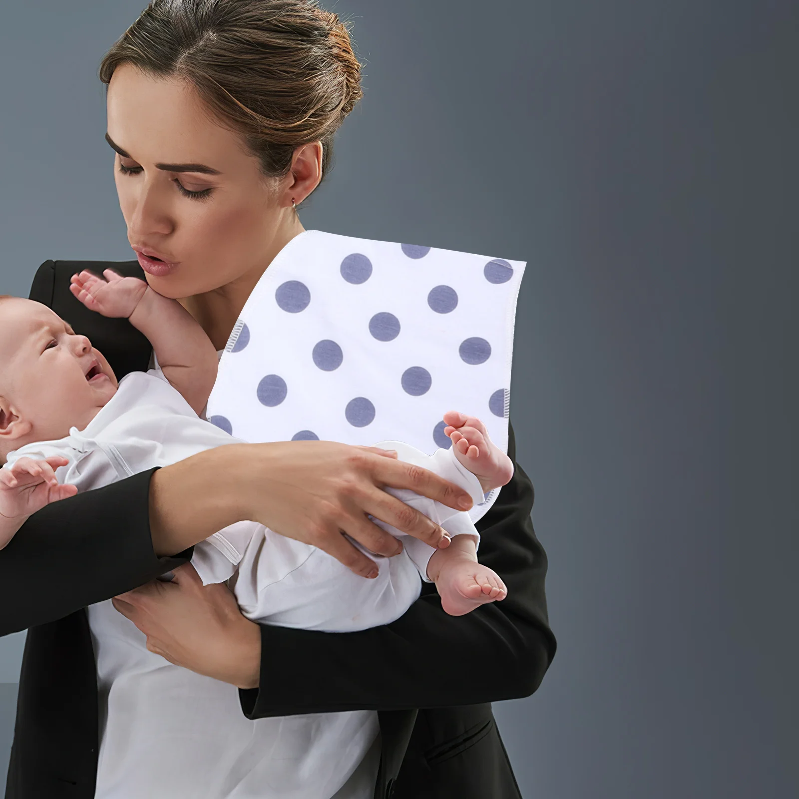 

3Pcs Burp Cloth for Absorbent Cotton Newborn Burping Towel Lightweight Foldable Design Ideal Baby Shower Gift