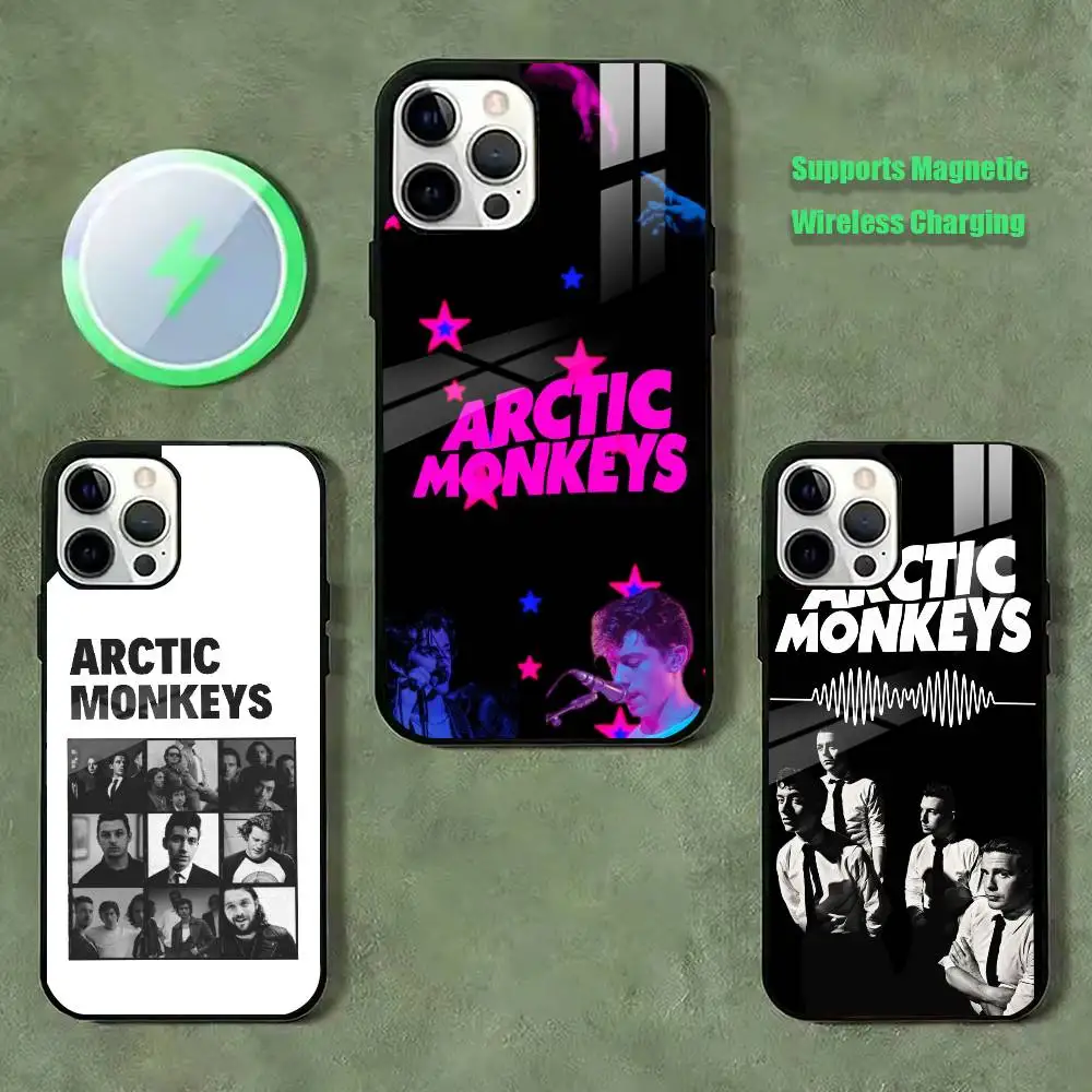 

lounge pop Arctic Monkeys Phone Case For iPhone17,16,15,14,13,12,11 Plus,Pro Supports Magnetic Wireless Charging