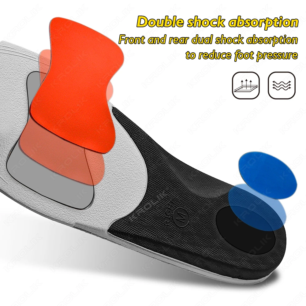 إيفا التهاب اللفافة الأخمصية الجلد المدبوغ نعل العظام الرجال النساء حذاء رياضة أقدام مسطحة لتخفيف الآلام عالية قوس دعم تقويم العظام إدراج وحيد
