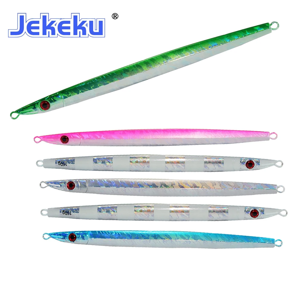 JEKEKU NEW 5pcs Slow Jigging Metal Lure 120g 160g 200g Metal Fishing Lure Artificial Bait Casting Fishing Tackle