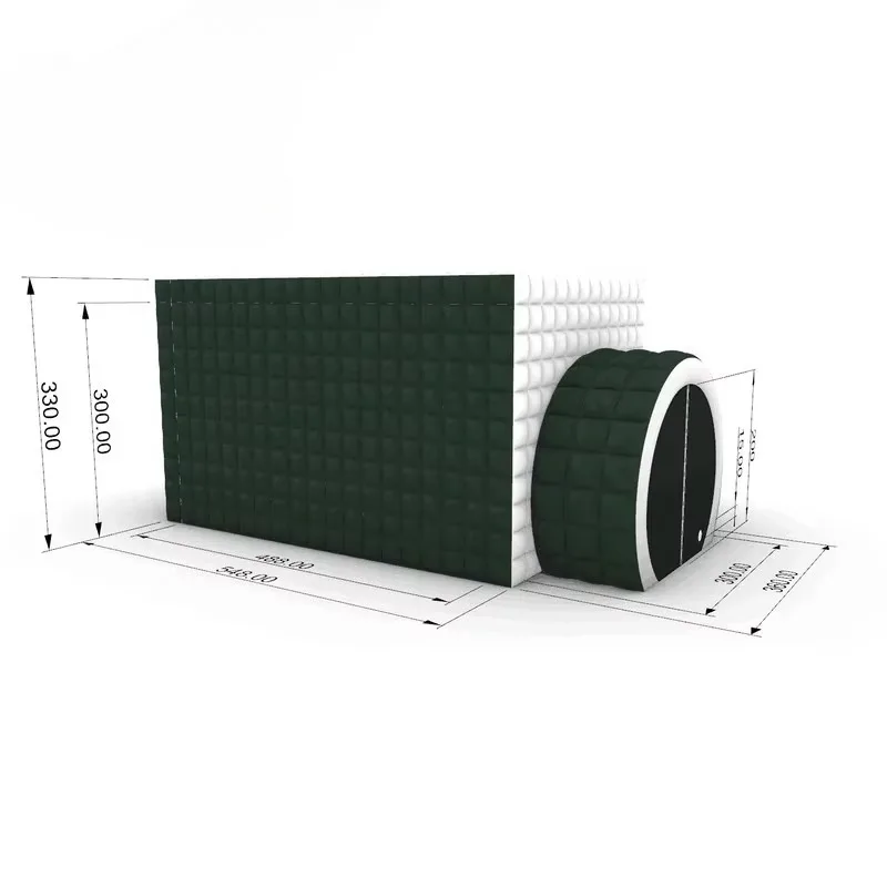 

Black Camera Light Emitting Diode 360 Photo Booth Background Tent Inflatable Housing Enclosed Photo Booth
