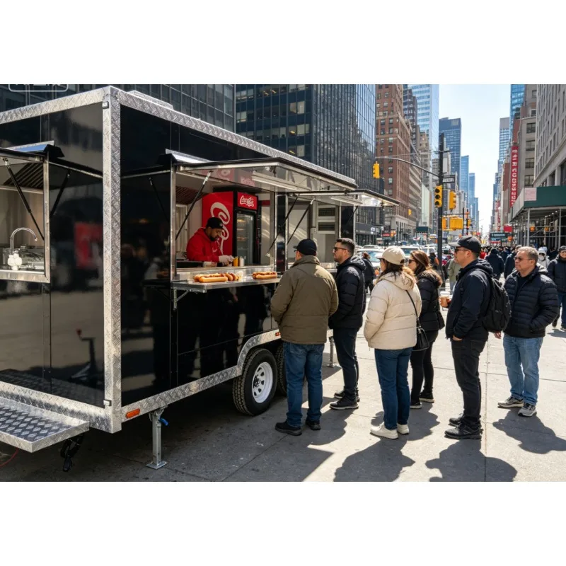 Catering Truck Concession Taco Trailer Food Trailers Fully Equipped Juice Truck Small Pizza Trailer Burger Van Food Track