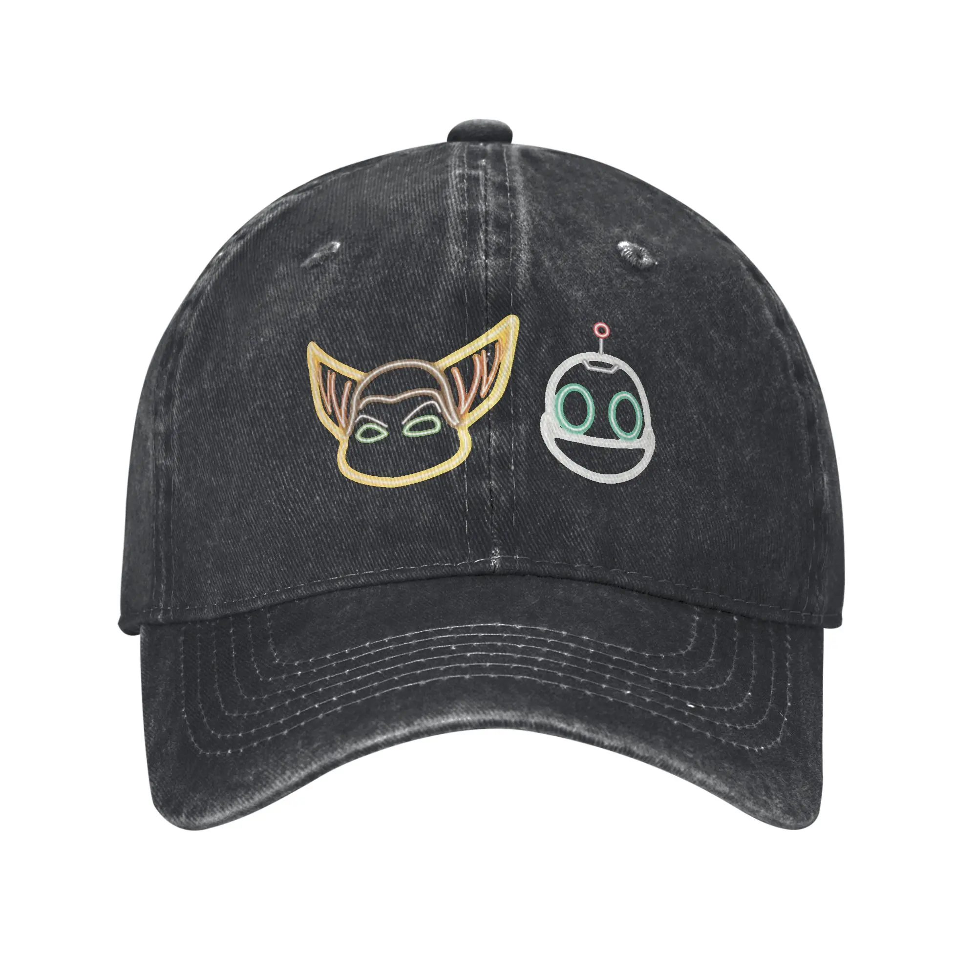 Fashion Ratchet and Clank Neon Sign baseball cap  Photo Shoots Sun Visor