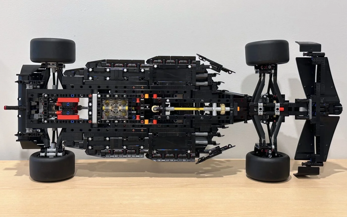 1642 قطعة سيارات سباق الأداء التقنية W14 E 42171 سلسلة المجموعة الميكانيكية MOC اللبنات مجموعة سيارات رياضية لعبة ديكور