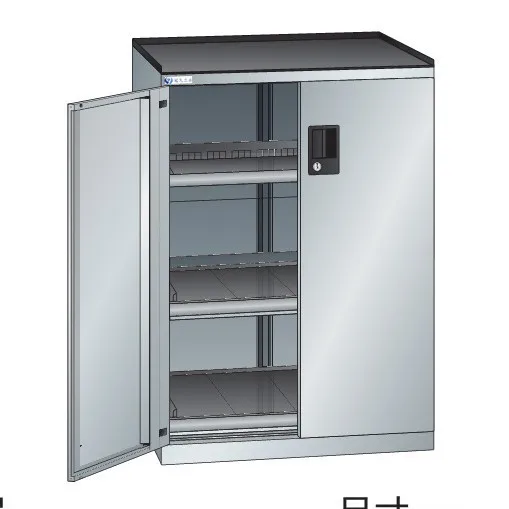 

Double Door Tool Cabinet Glass Door Locker Workshop Locker Steel Locker Crown Long Supply Silent Universal Wheel