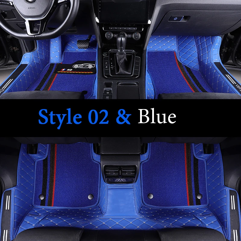 Luxury Car Floor Mats For BMW M M6 1 2 3 4 5 7 Series GT 320i 330i 528i 535i XDrive 520i X1 X3 X4 X5 X6 Interior Accessories