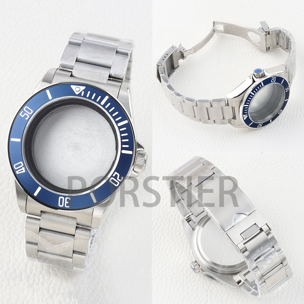 

Корпус для часов NH35 41 мм, черный/синий безель, для автоматического механизма Pelagos NH35/NH36, циферблат 31 мм, сталь 316L, минеральное стекло, аксессуары для часов