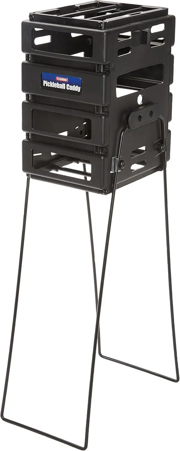 

Portable Pickleball Ball Holder with Mini-Caddy for Easy Court Storage