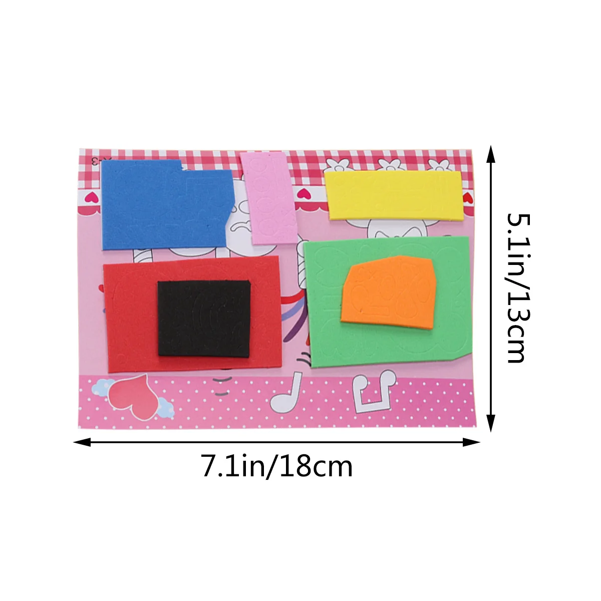 20 قطعة ملصقات فسيفساء ثلاثية الأبعاد فن الصياغة التعليمية DIY لوازم أطفال رياض الأطفال الفصول الدراسية مركز التعلم المبكر