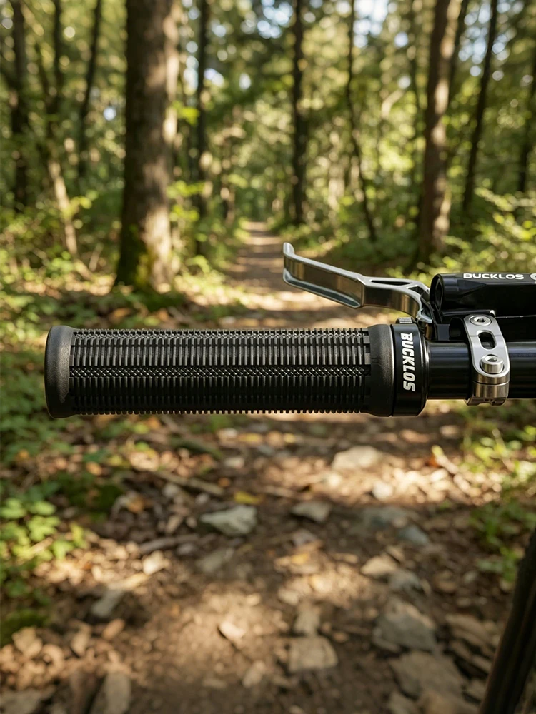 AliExpress BUCKLOS Bike Grips Shock Absorber Rubber Mountain Bike Grip Waterproof Antiskid MTB Cuffs Bicycle Handlebar Grips for MTB DH BMX