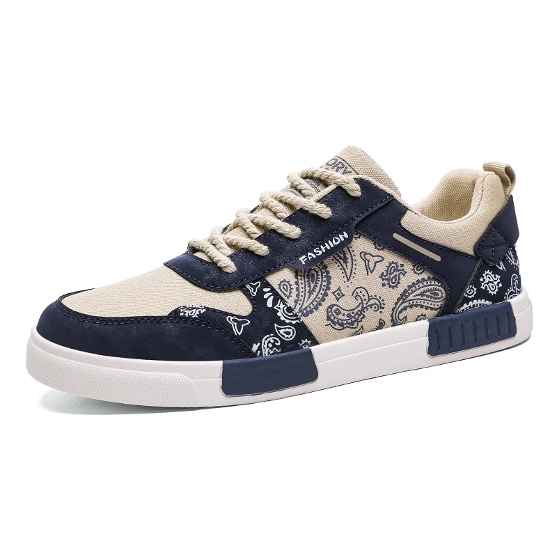 

men's Casual sneakers Breathable canvas shoes non-slip soft sole large size walking shoes Fashion board men's shoes flat