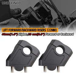 22mm 25/28mm Motorcycle Handlebar Riser Motocross Heightening Clamp Mount Pit Bike For Suzuki Kawasaki Benelli BMW Yamaha Honda