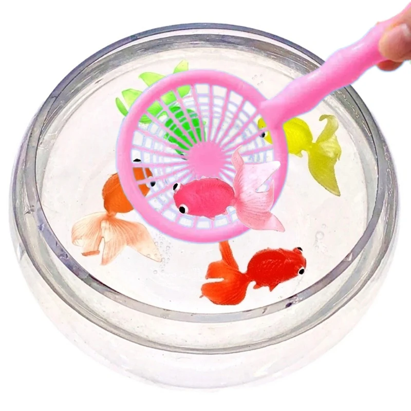 Underwater Dive Accessories 8/10/12PCS Colorful Goldfish Shells Gems Catching Net for Pool Party Swimming Water Play TMZ