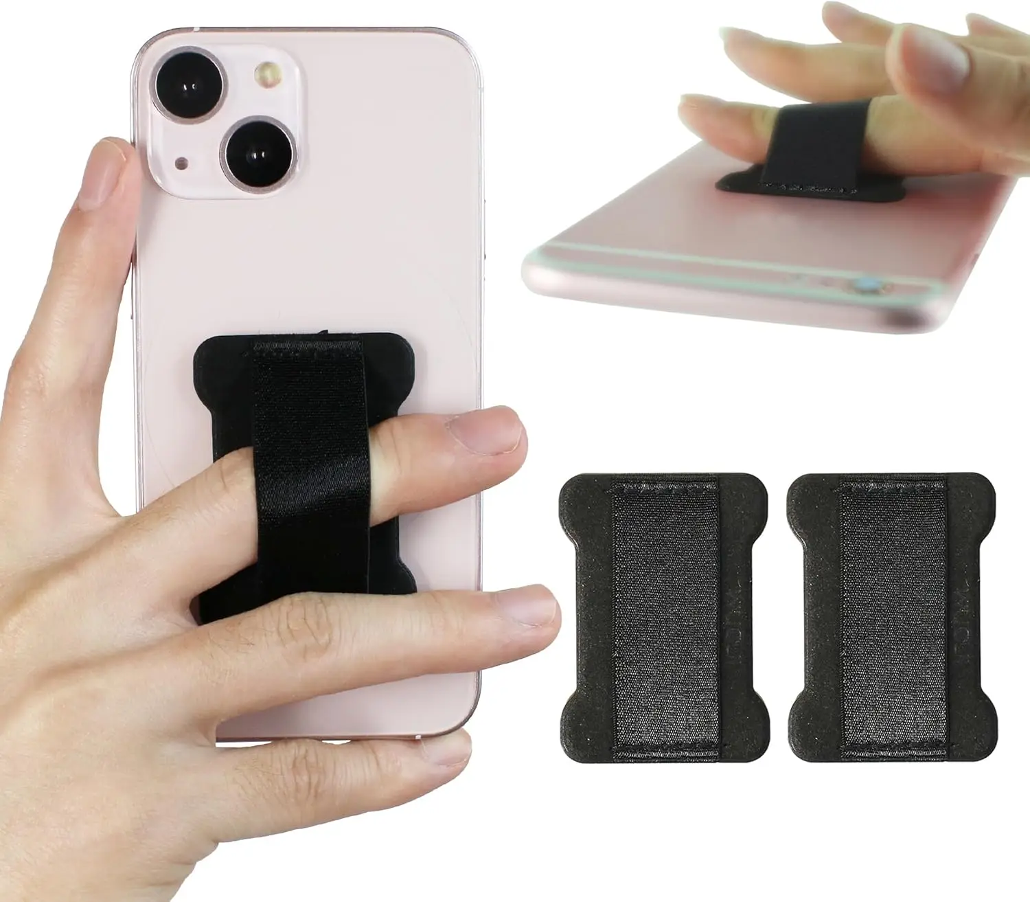 

WOJI Cell Phone Finger Grip Strap Holder for Hand, Phone Strap, Phone Holder for Hand - Small, New Slim Finger Loop Selfie Grip
