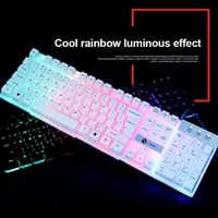 Keyboard Mechanical Wired Gaming Colorful Backlit Mechanical Medium Board Single Keyboard Gamer Keyboard For PC Laptop