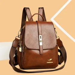 Ladies Fashion Commuter Large Capacity Shoulder Bag French Hundred Girls Shoulder Bag Retro Leather Women's Bag Metal Decoration