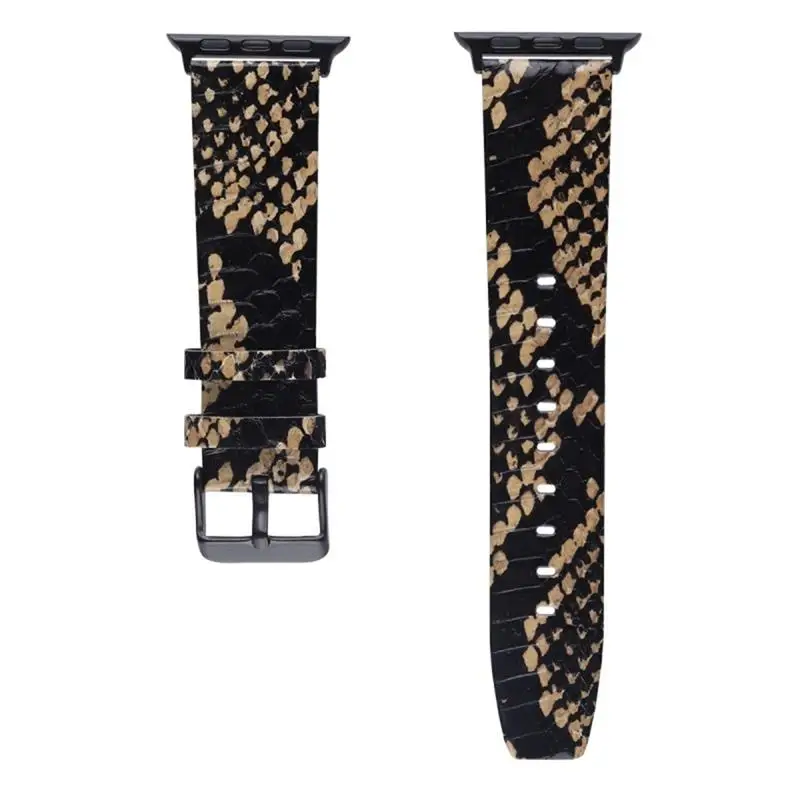 SCHIK Handmade Real Snake Skin For Apple Watch Band 45mm 41mm 38mm 40mm 42mm 44mm Bracelet For iWatch 7/6/5/4/3/2/1 Series