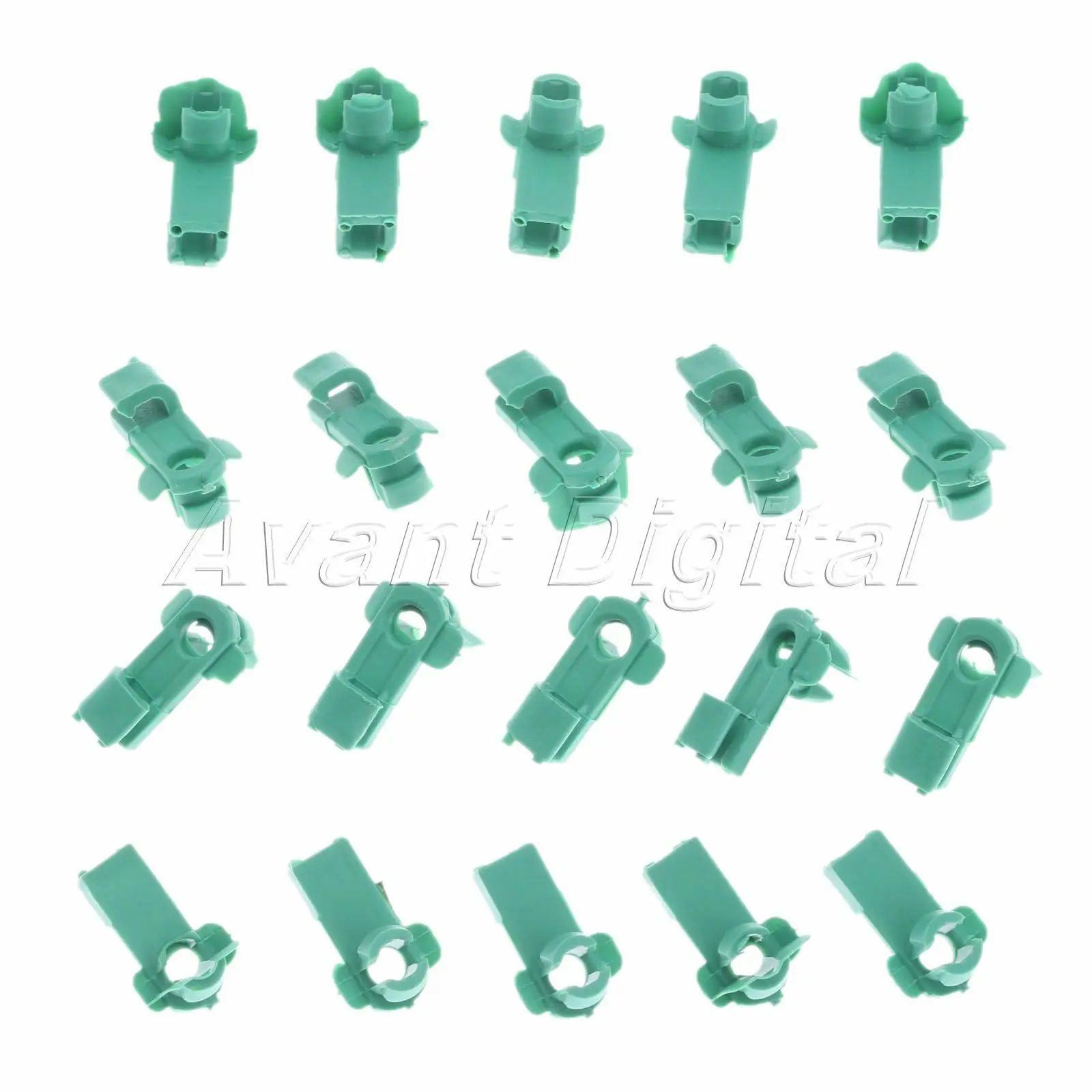 

10Pcs Door Clips Car Handle Rod Retainer Clips Fasteners Plastic Automotive Accessories Vehicle Door Lock Repair