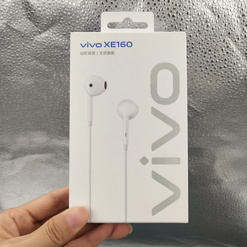 XE160 Vivo X80 X70 X60 Type C/3.5MM In-ear Earphone Wired HiFi Sound Headset Earbuds Built-in Mic For VIVO X27 X23 X21 Z5 S15 S7