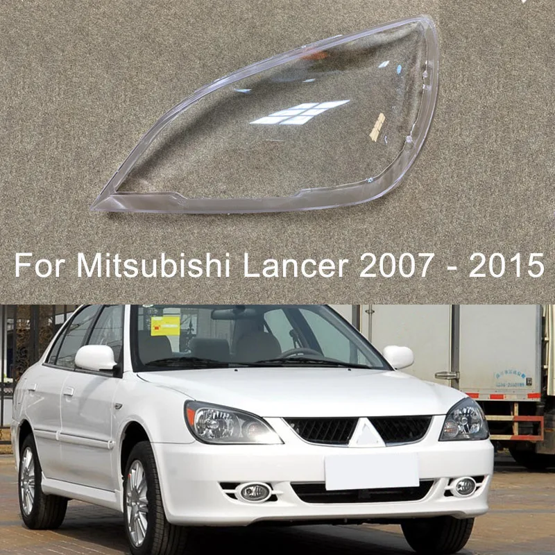 

Headlight Transparent Lampshade Shell Headlights Lampshade head light lamp cover For Mitsubishi Lancer 2006 2007 2008 2009 -2015