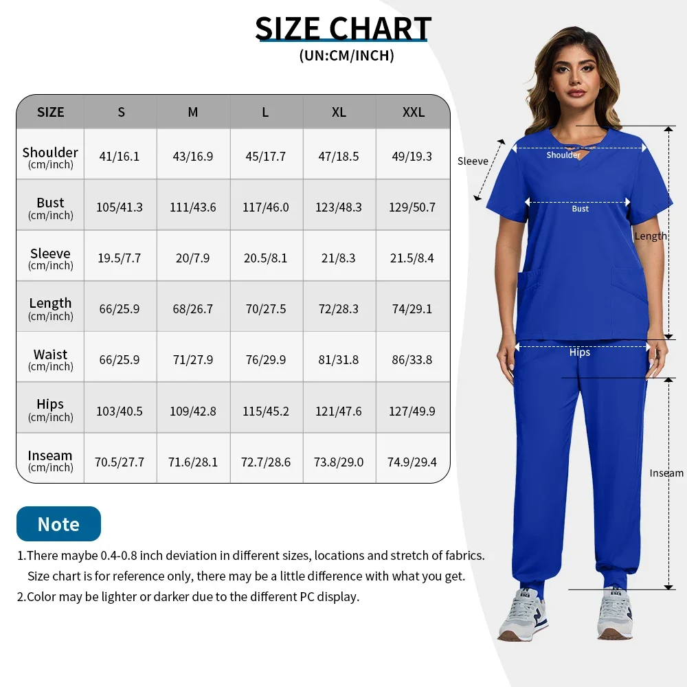 Hospital Scrubs Suit Doctor Uniform Unisex Medical Nurse Set Supplies Dental Clinic Scrubs Uniforms Women Medical Clinic Clothes