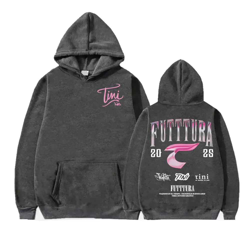 ألبوم المغني الصغير ستوسيل فوديرا 2025 جولة هوديس الرجال النساء الموضة الجمالية الرجعية البلوز الصوف عادية المتضخم هوديي #3