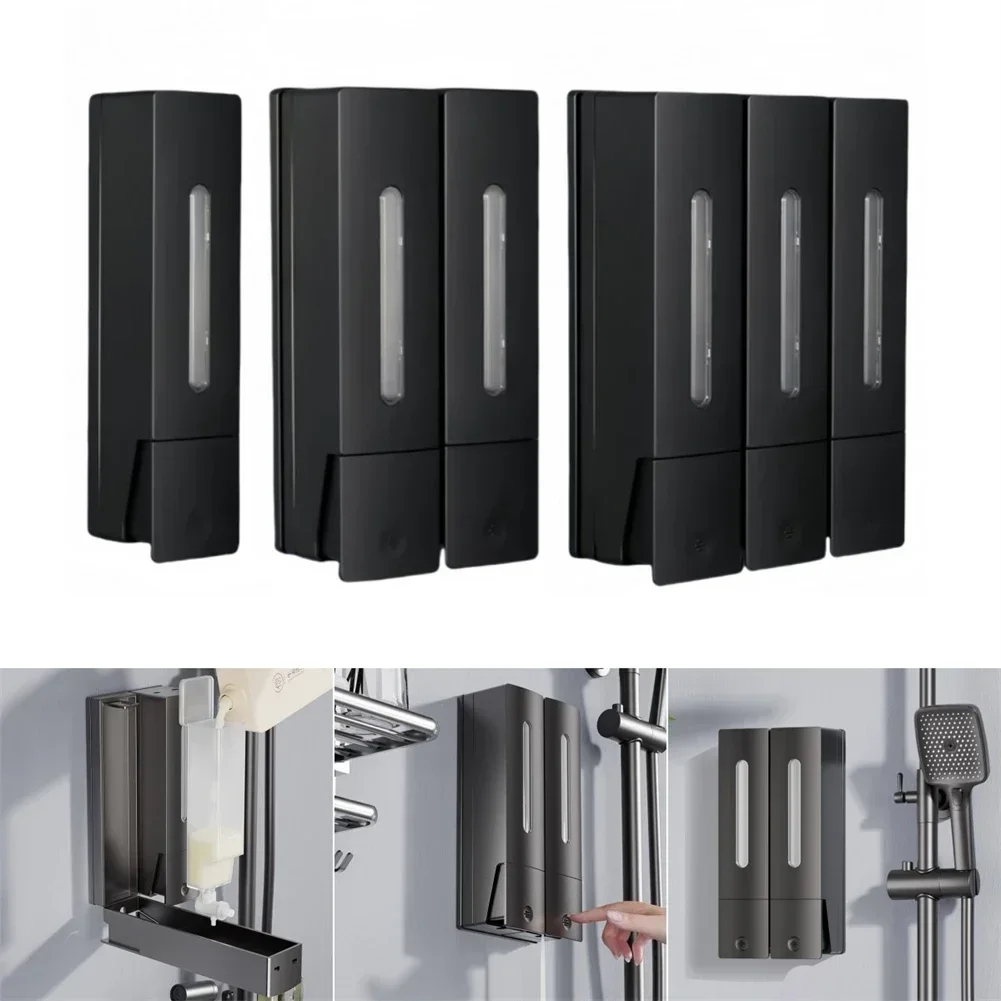 Bathroom Organization Bathroom Dispenser Stylish Bath Accessory 265x135x65mm Easy Installation Method Public Place Use