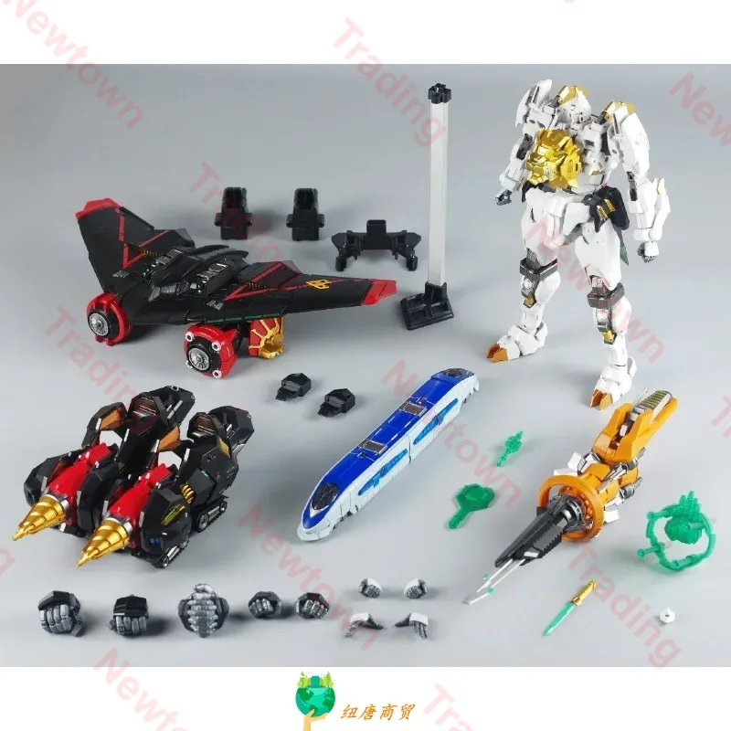 In Stock Baowang Model KO POSE+ METAL The King of Braves GaoGaiGar Transformation Combination Alloy Finished Goods Action Figure