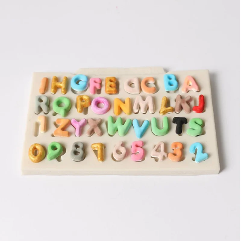 Creative Israel Hebrew Letters Shaped Silicone Mold DIY Cake Decorating Fondant Mould Tools Cake Chocolate Tools NEW Baking Tool