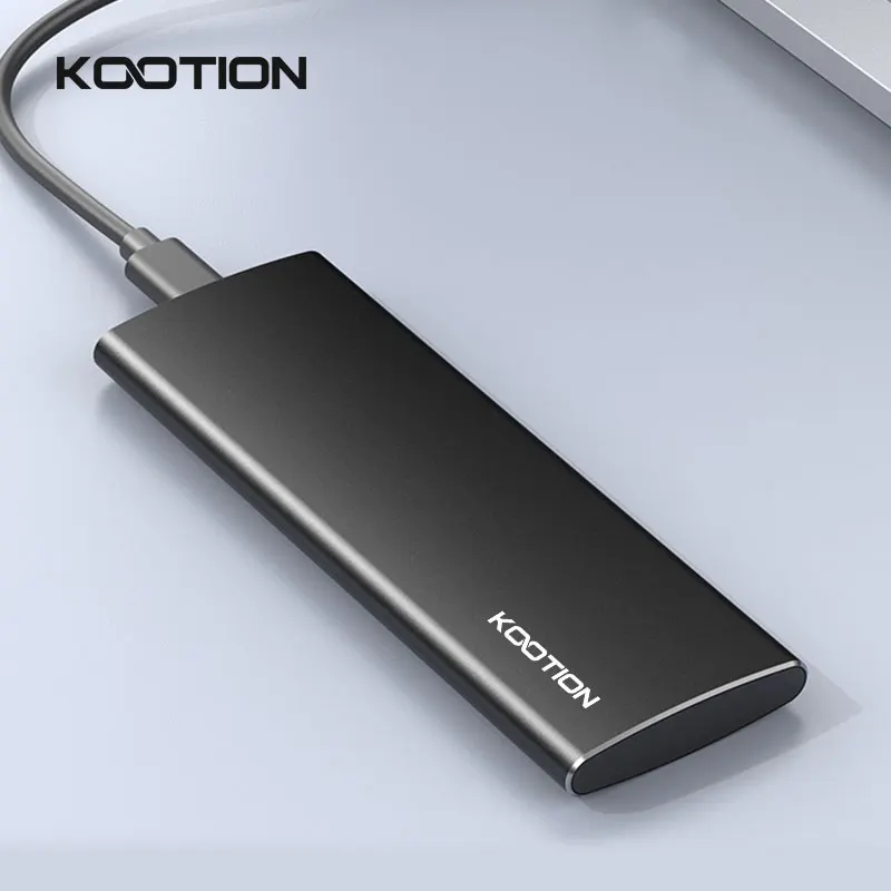 KOOTION M.2 SSD Case Hard Drive Box Portable NVME SATA USB 3.1 Type C External Hard Disk Box 10GbPS High-Speed Storage Enclosure