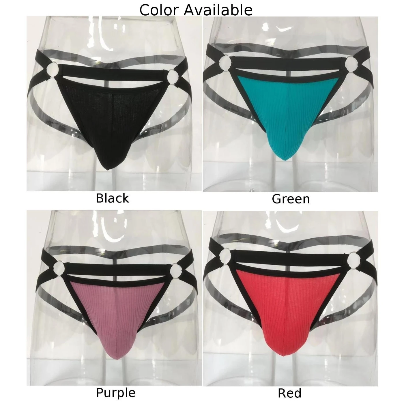 Breathable Jock Strap Cotton Pouch Panties Comfortable Underpants Elastic Waist Design High Stretch Briefs For Men