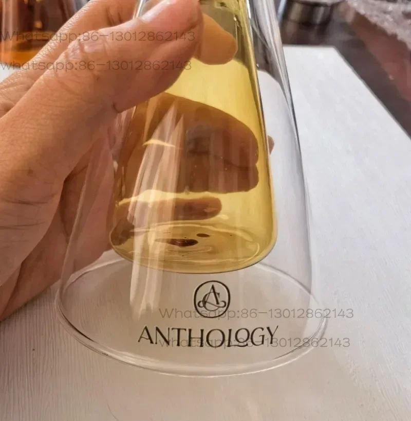 2026  Glass Creative Smelling Bottle SPA Spa Brass Smelling Instrument White Wine Essential Oil Perfume Smelling Coffee Beans