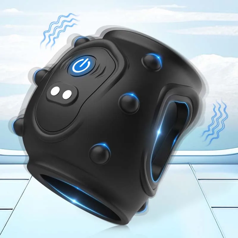 حلقة القضيب هزاز القضيب موسع للزوجين G بقعة تحفيز تهتز خاتم الديك تأخير القذف لعبة الجنس للرجال الكبار