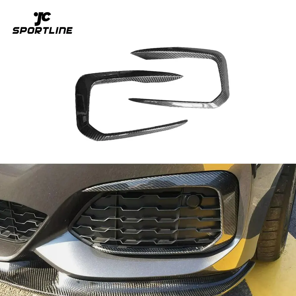

F20 Carbon Fiber Front Bumper Foglamp Mask Cover For BMW 1 Series F20 M Sport M135i M140i Hatchback