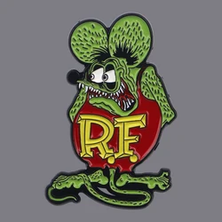 Funny Mouse Enamel Pin Animal Brooch Pines Lapel Pins Badge on Backpack Clothing Accessories Creative Jewelry Friends Gifts