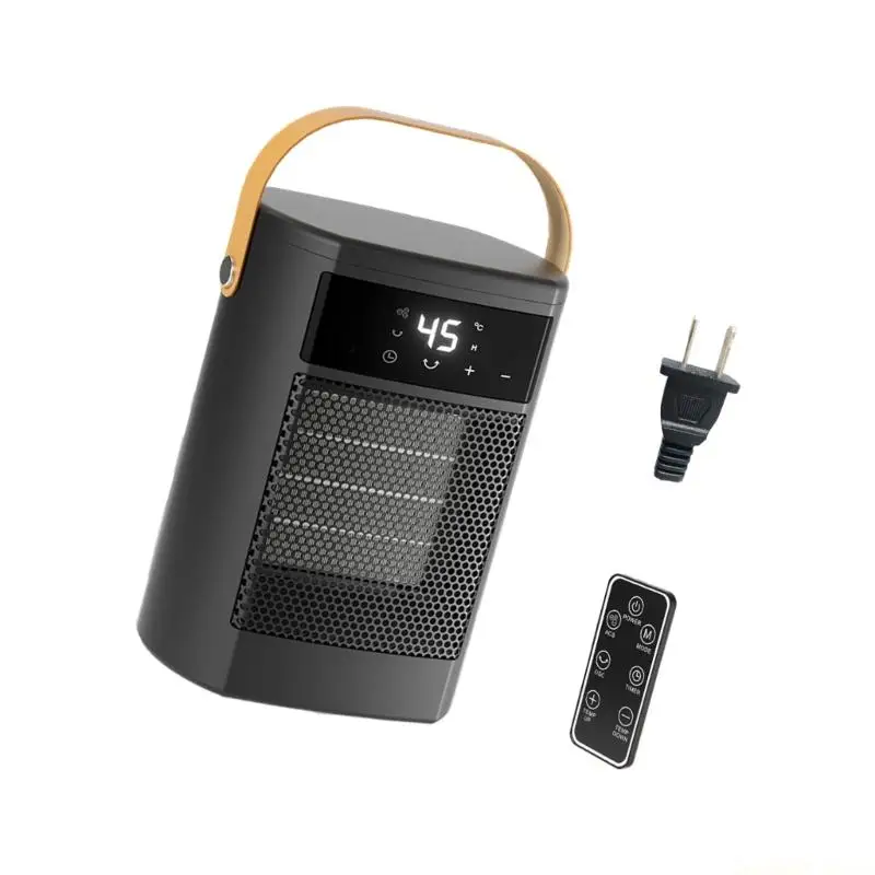 D0AB 1500W PTC Ceramic Heater Energy Saving Vertical Household Office Bathroom Electric Heater Energy Saving Space Warmer