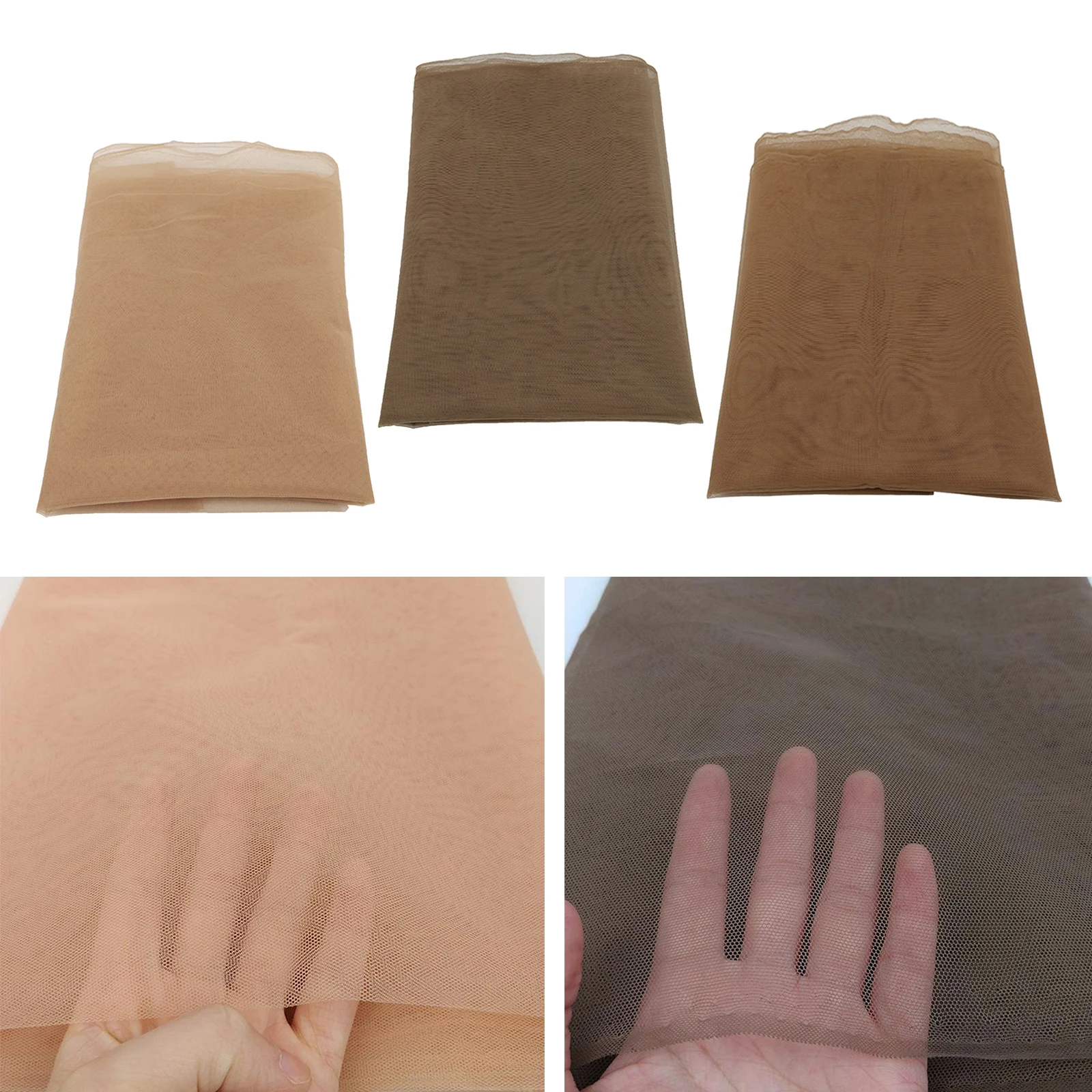 for Making or Ventilating Lace Wig Closure Caps Toupee, Foundation Wig Accessories- 1 Yard, 135cm*92cm