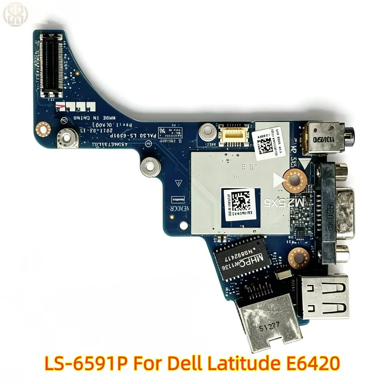 

Original USB VGA Audio Ethernet Daughterboard LS-6591P For Dell Latitude E6420 Laptop Replacement