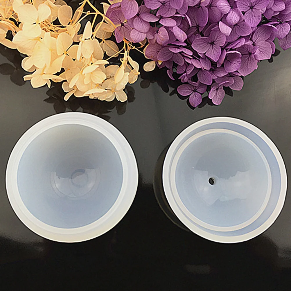 Transparante siliconen bolvorm herbruikbaar flexibel voor doe-het-zelf sieraden zeep chocolade knutselen kristallijmvorm