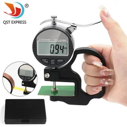 0.01mm Electronic Thickness Meter 0-12.7mm/0.5inch Digital Micrometer Thickness Gauge Micrometro Width Measuring Instruments Dat