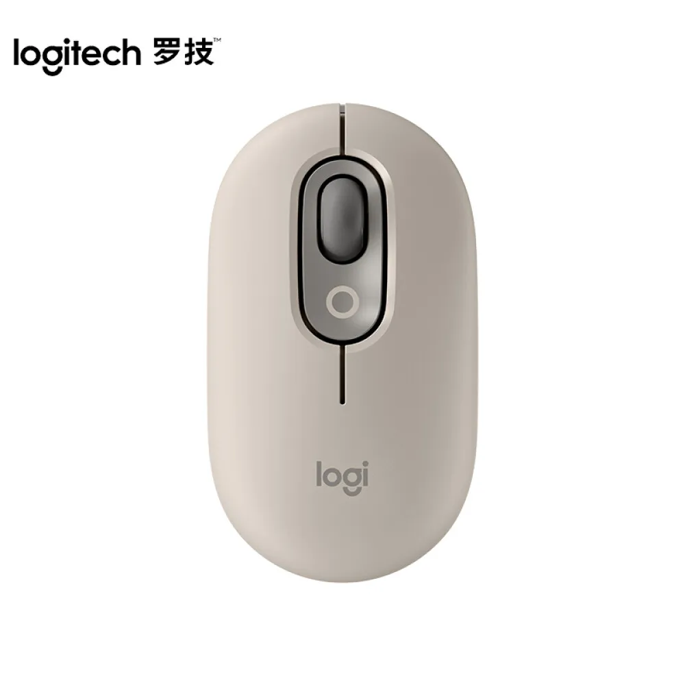 New Logitech POP Mouse Wireless Bluetooth Silent Touch Office mice Portable High Precision Optical Tracking For Windows, macOS