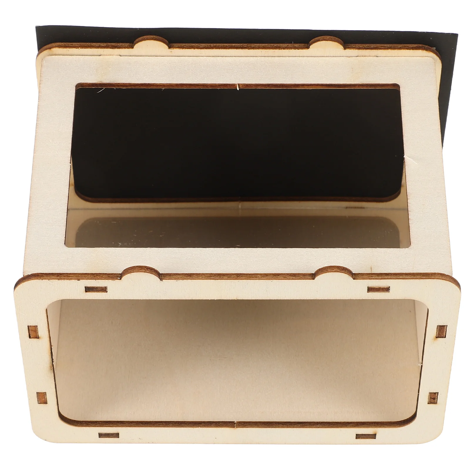 

3D Projector DIY Material Holographic Projection Student Beige Wood Science Kit Child