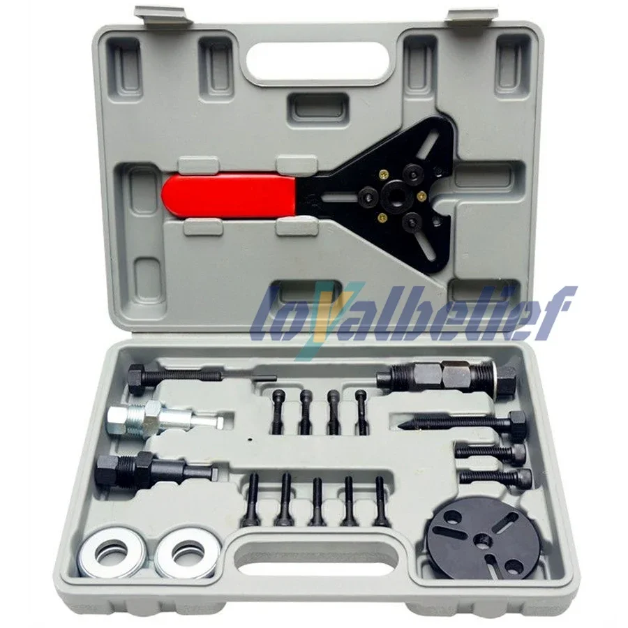 

14/23pcs AC repair tool compressor clutch bearing disassembly tool cold air pump head suction cup puller
