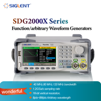 Siglent SDG2122X/SDG2082X/SDG2042X   function/arbitrary waveform generators 120MHz  bandwidth 1.2GSa/s  sampling rate
