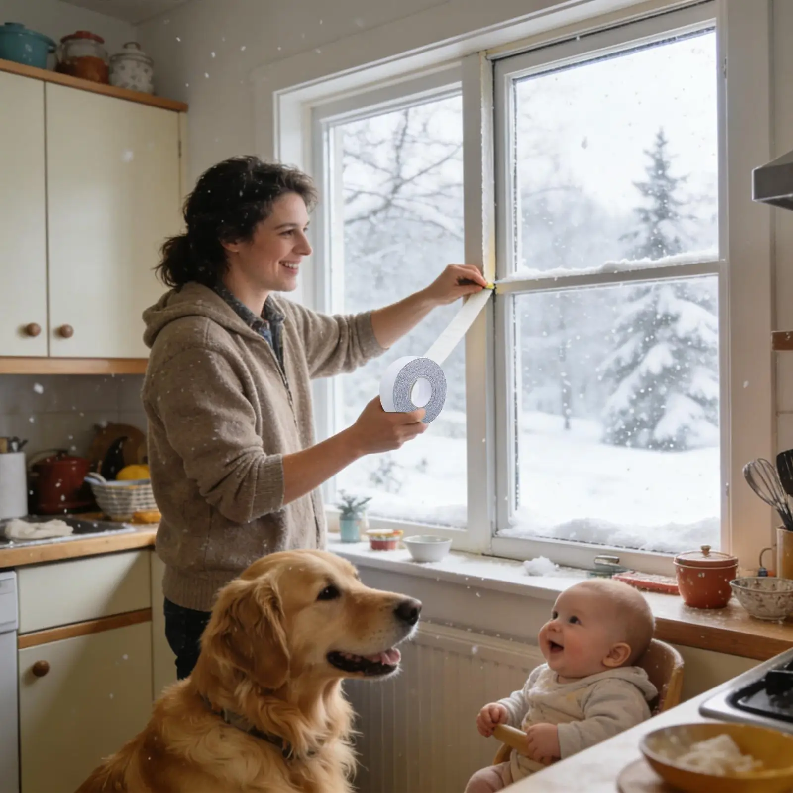 

Предотвращение конденсации окон, 3 шт., толстый самоклеящийся водопоглощающий барьер для защиты от атмосферных воздействий, водозащитный барьер для конденсации окон