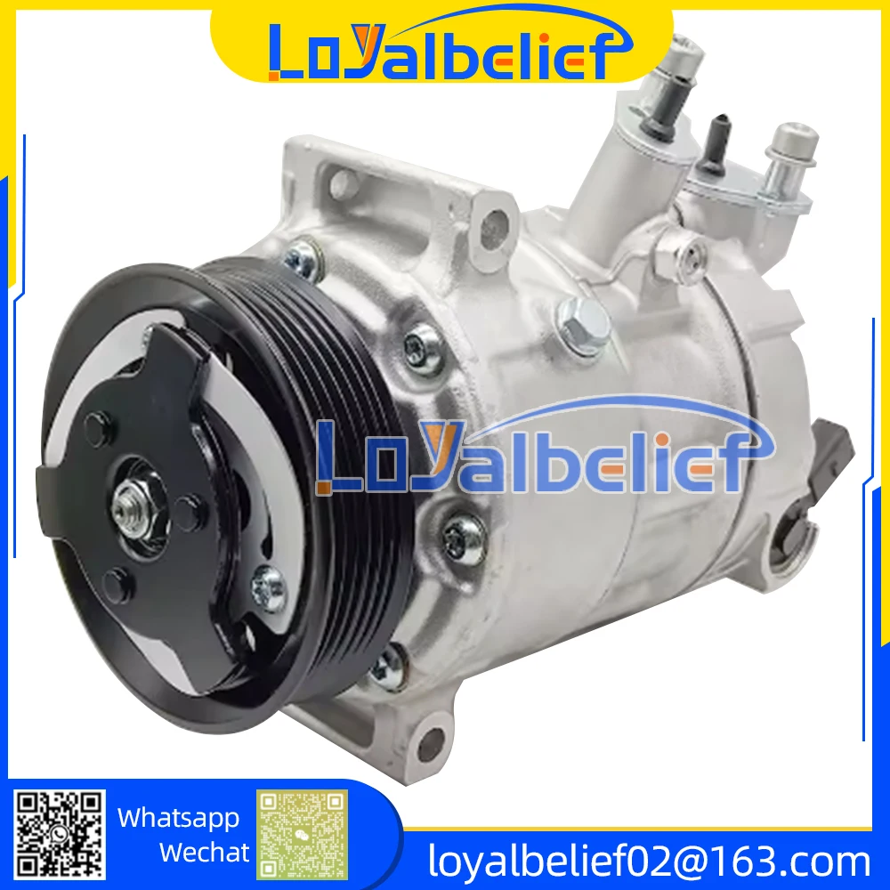 6PK AC Compressor For Audi A3 A5 VW Jetta CC Passat Golf 7 6QD820803 8E0260805AS 8J0260805A 8K0820808F 5C0820803B 5K0820803A