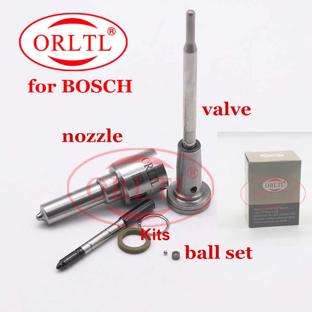 ORLTL Nozzle DLLA150P2155 VALVE F00VC01359 Common Rail Injector Repair Kits For  0445110734  0445110735