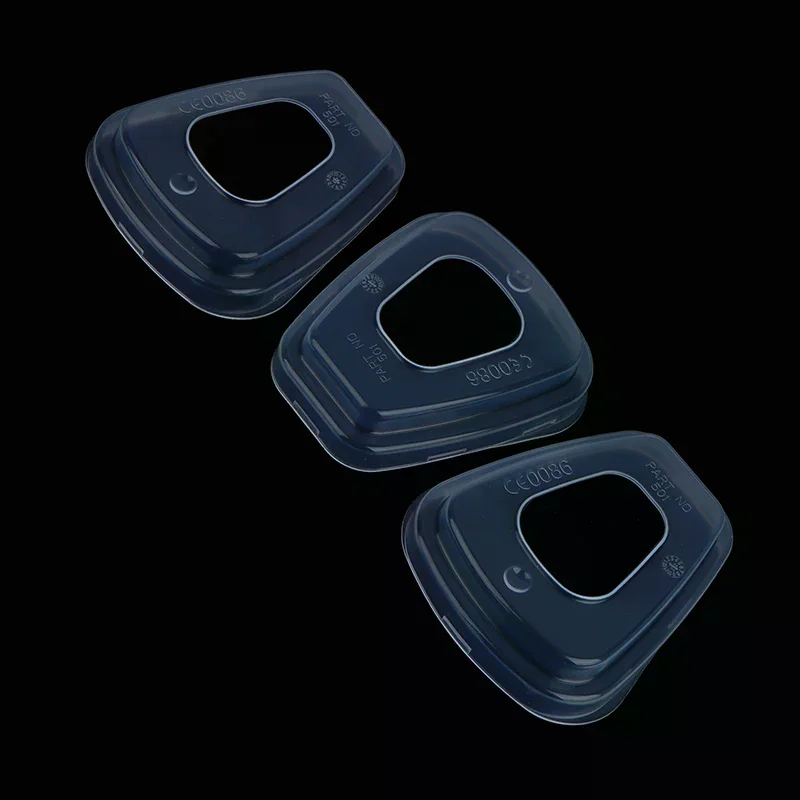 Anti-dust Retainer Case Safety Respirator Part 501 Filter Adapter Plastic Cover for 501 6800 6001 5N11 5P71 7502 6200 10PCS