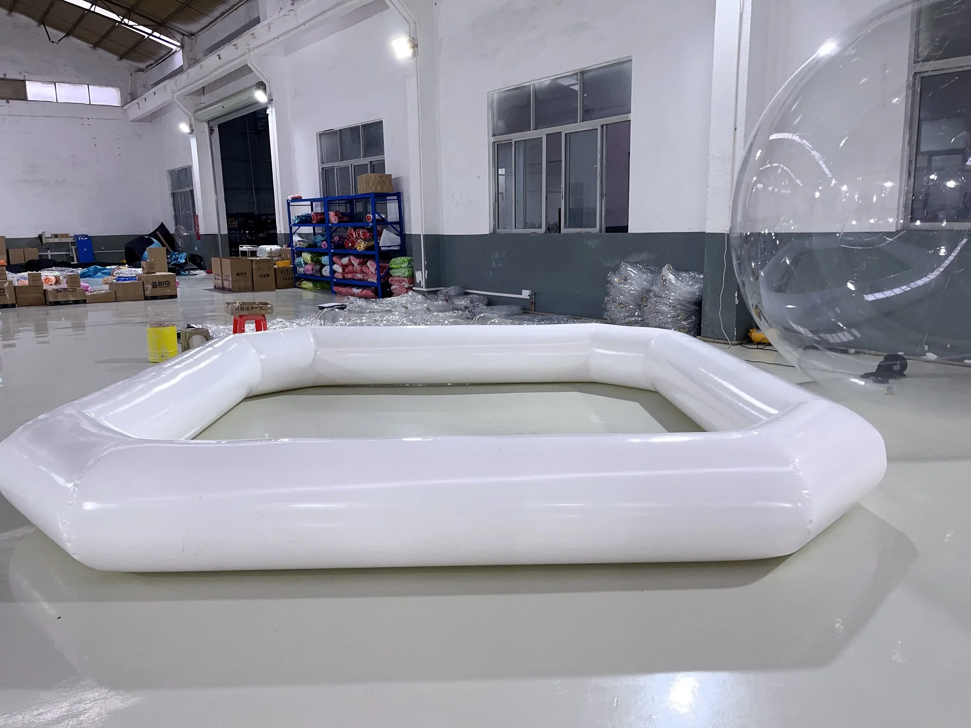 في الهواء الطلق أبيض/أسود قابل للنفخ سيارة سباق المسار نفخ الذهاب كارت سباق المسارات لينة اللعب الساحة لمتعة بدون سيارات #5