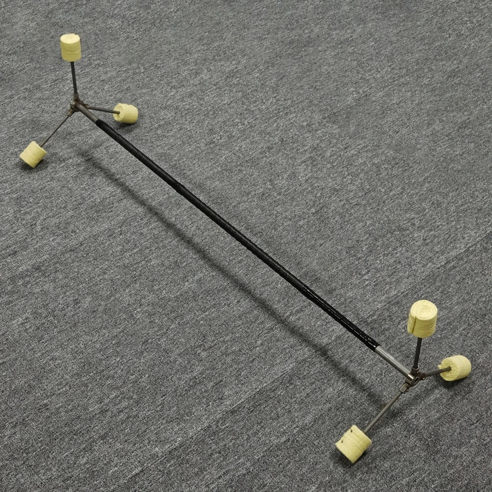 Performance Props Flow Art Fire Rotating Equipment Ignite Flame Performance Contact Juggling Staff 3 Wicks Fire Elf Dragon Staff